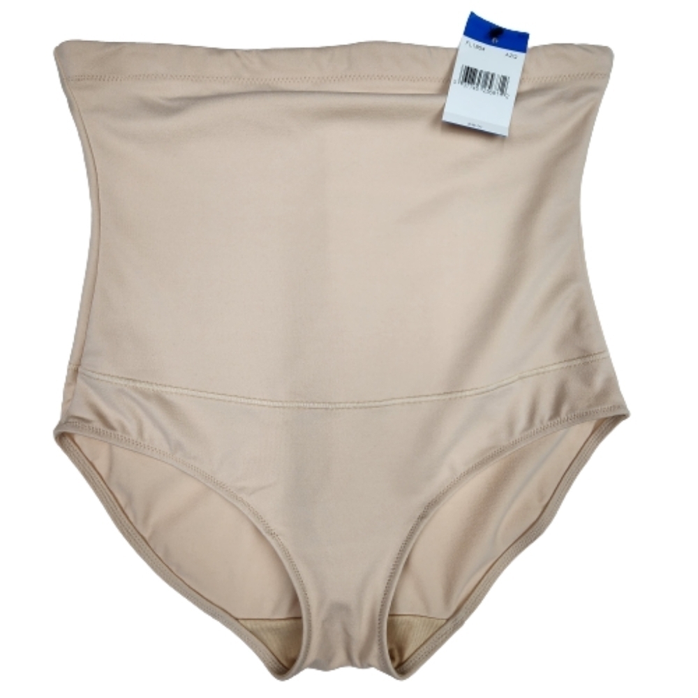 Maidenform NWT Fat Free Dressing High Waisted Shape Wear Briefs Size XL